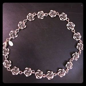 Vintage Express rose necklace & bracelet